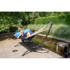 Tropilex® Hangmatstandaard Tweepersoons Arc Zwart -Meubels Voor Thuis 10420116