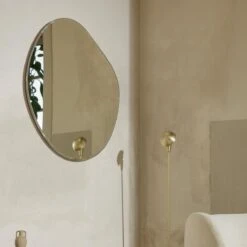 Ferm LIVING Pond Spiegel XL - Dark Chrome Frame 7 Ferm LIVING Pond Spiegel XL - Dark Chrome Frame -Meubels Voor Thuis 10422554