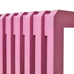 HKliving Slatted Bankje - Hot Pink -Meubels Voor Thuis 10426184