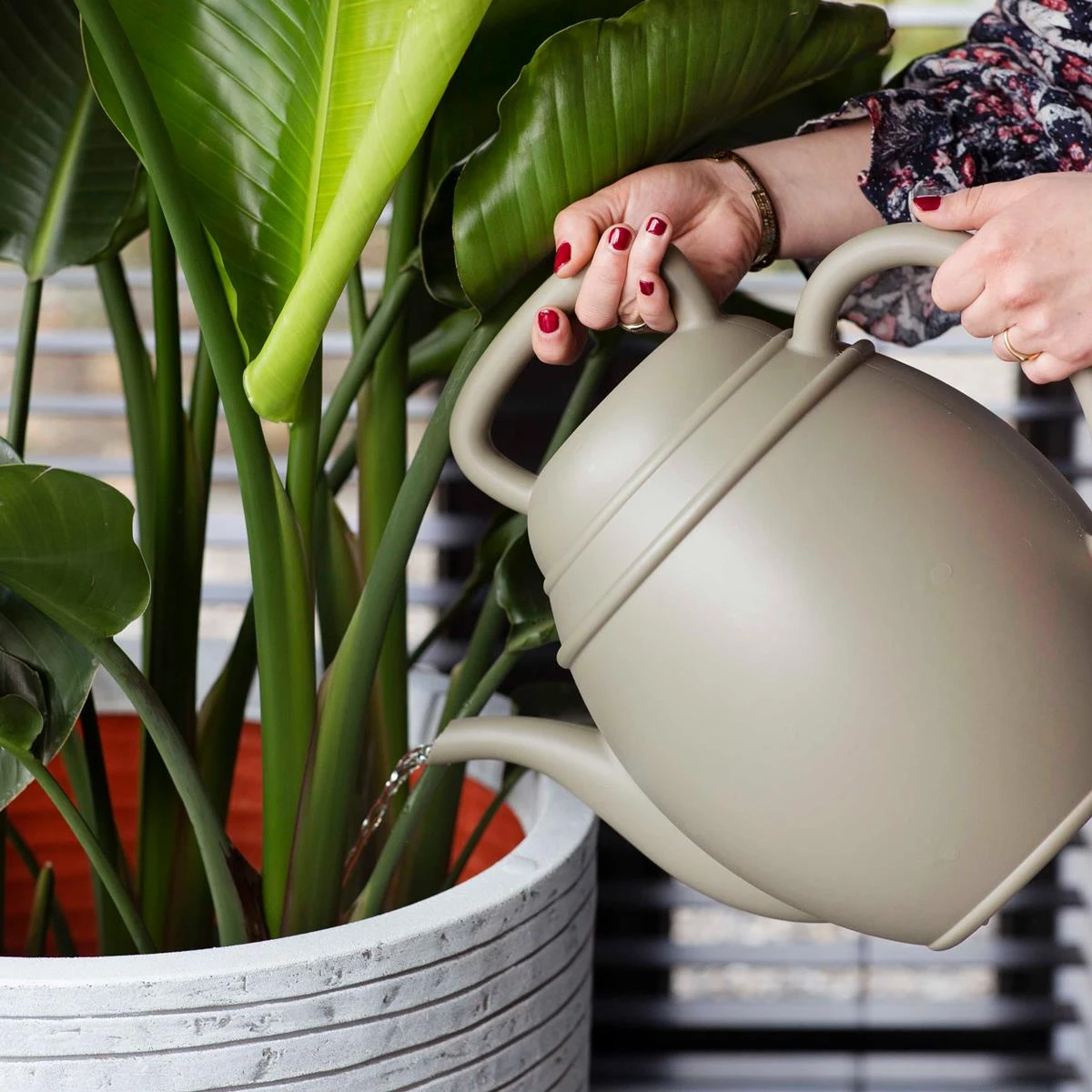 Xala Watering Chai Gieter 10 L - Olijfgrijs 4 Xala Watering Chai Gieter 10 L - Olijfgrijs - Afbeelding 2