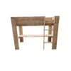 Wood4you - Hoogslaper Noortje Bed Met Bureau Detroit Steigerhout -Meubels Voor Thuis 10435406