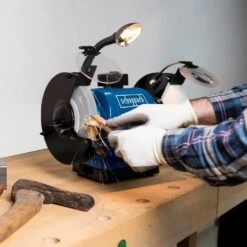 Scheppach Slijp-|polijstmachine BG200AL 550 W -Meubels Voor Thuis 10437651