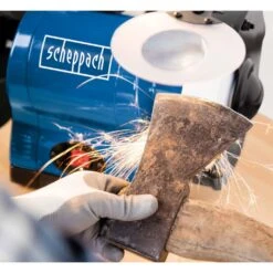 Scheppach Slijp-|polijstmachine BG200AL 550 W -Meubels Voor Thuis 10437664