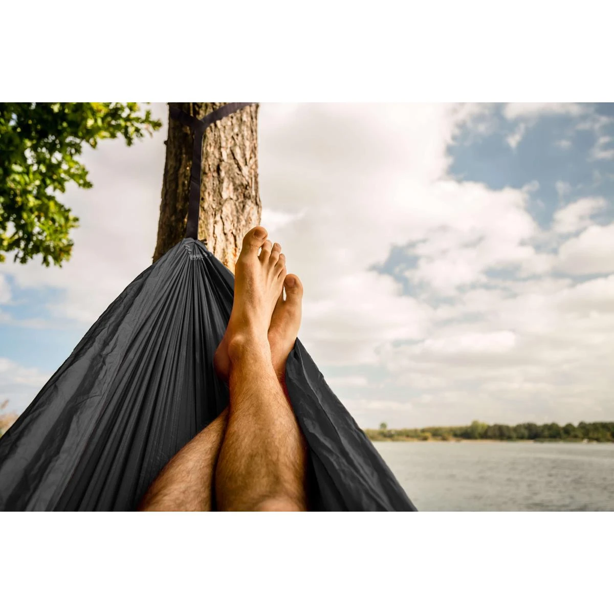 Tropilex® Reishangmat Eénpersoons Mosquito Black Zwart 5 Tropilex® Reishangmat Eénpersoons Mosquito Black Zwart - Afbeelding 3