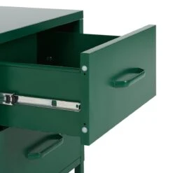 Beliani - MALAVI - Nachtkastje - Groen - Staal -Meubels Voor Thuis 10455824