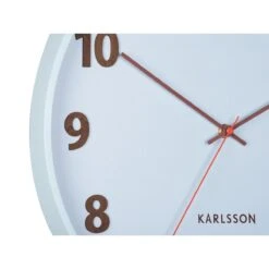 Karlsson - Wandklok Summertime - Blauw - Ø40cm -Meubels Voor Thuis 10463513