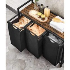 ACAZA Wasmand Zwart -Meubels Voor Thuis 10470542