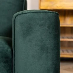 Bronx71 Velvet Bank 2,5-zits Vegas Groen -Meubels Voor Thuis 10474608