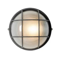 QAZQA Industriële Buitenwandlamp Donkergrijs IP44 - Hanneke -Meubels Voor Thuis 10477483
