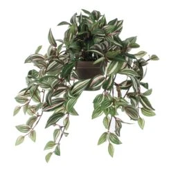 Mica Decorations Tradescantia Kunst Hangplant - H45 X Ø25 Cm - Groen