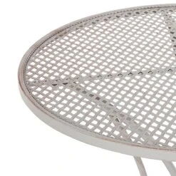 Beliani - CILENTO - Bistroset Voor 2 - Grijs - IJzer -Meubels Voor Thuis 10496578