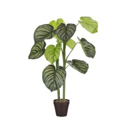 Mica Decorations Caladium Kunstplant - H100 X Ø50 Cm - Lichtgroen