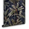 Graham & Brown | Vliesbehang - Borneo Midnight - Donkerblauw -Meubels Voor Thuis 10502696