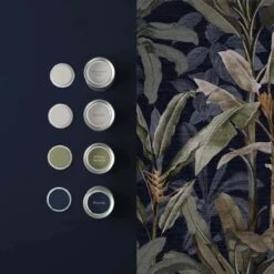 Graham & Brown | Vliesbehang - Borneo Midnight - Donkerblauw 9 Graham & Brown | Vliesbehang - Borneo Midnight - Donkerblauw -Meubels Voor Thuis 10502702