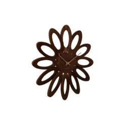 Karlsson - Wall Clock Fiore Dark Wood Veneer -Meubels Voor Thuis 10502787