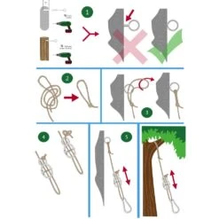 Tropilex® Hangmatbevestiging Complete Black Zwart -Meubels Voor Thuis 10508814