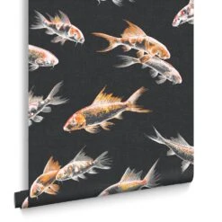 Graham & Brown | Vliesbehang - Flow Black