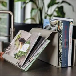 Steellish Kitchen Butler Kookboekhouder Zwart -Meubels Voor Thuis 10534152