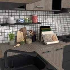 Steellish Kitchen Butler Kookboekhouder Zwart -Meubels Voor Thuis 10534154