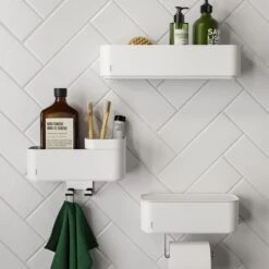 Tiger 2-store Badkamer Wandrek - Wit -Meubels Voor Thuis 10534586