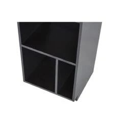 WOOOD Exclusive Finca Open Vakkenkast - Zwart - 210x40x40 -Meubels Voor Thuis 10534808