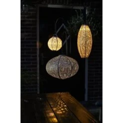 Lumiz Solar Buitenverlichting Paisley Long Oval - 20 Cm - Goud -Meubels Voor Thuis 10539077