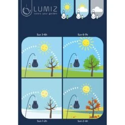 Lumiz Solar Buitenverlichting Paisley Long Oval - 20 Cm - Goud -Meubels Voor Thuis 10539106