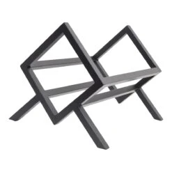 LOFT42 Jazz LP Houder - Platenrek - Metaal - Zwart -Meubels Voor Thuis 10540051