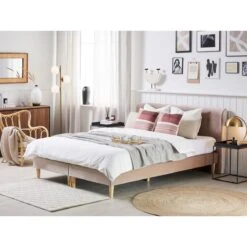 Beliani-MARQUISE -Tweepersoons Boxspring-Beige-160 X 200 Cm-Fluweel 14 Beliani-MARQUISE -Tweepersoons Boxspring-Beige-160 X 200 Cm-Fluweel -Meubels Voor Thuis 10553647