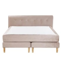 Beliani-MARQUISE -Tweepersoons Boxspring-Beige-160 X 200 Cm-Fluweel 15 Beliani-MARQUISE -Tweepersoons Boxspring-Beige-160 X 200 Cm-Fluweel -Meubels Voor Thuis 10553666