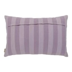 By FonQ Linen Stripe Sierkussen 40 X 60 Cm - Lavendel -Meubels Voor Thuis 10555312