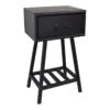 LOFT42 Denver Nachtkastje - Zwart Metaal - 1 Lade - 30x40x71 -Meubels Voor Thuis 10556821