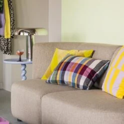 By FonQ Play Sierkussen 50 X 50 Cm - Lavendel/Geel -Meubels Voor Thuis 10558415