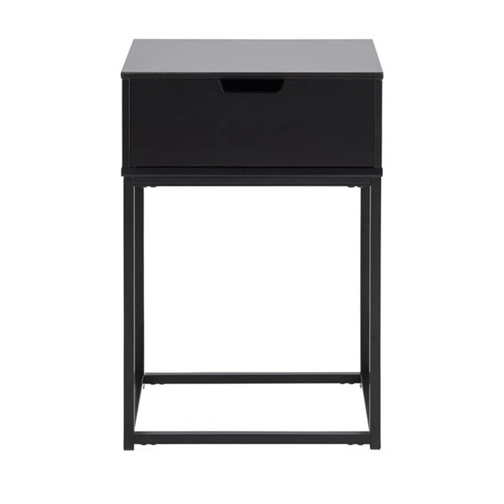 Lisomme Teun Houten Nachtkastje Zwart 9 Lisomme Teun Houten Nachtkastje Zwart - Afbeelding 7