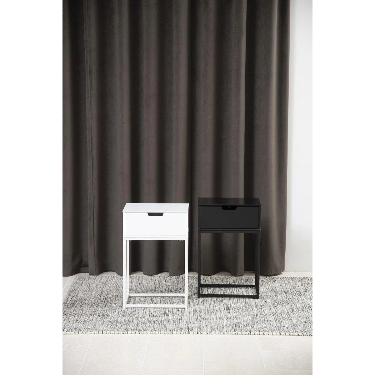 Lisomme Teun Houten Nachtkastje Zwart 10 Lisomme Teun Houten Nachtkastje Zwart - Afbeelding 8
