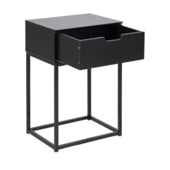 Lisomme Teun Houten Nachtkastje Zwart 19 Lisomme Teun Houten Nachtkastje Zwart -Meubels Voor Thuis 10559174