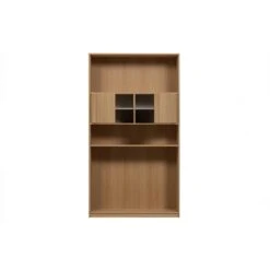 Vtwonen Modulair Bovenkast - Eikenhout Fineer - Naturel - 199x110x40 -Meubels Voor Thuis 10563043