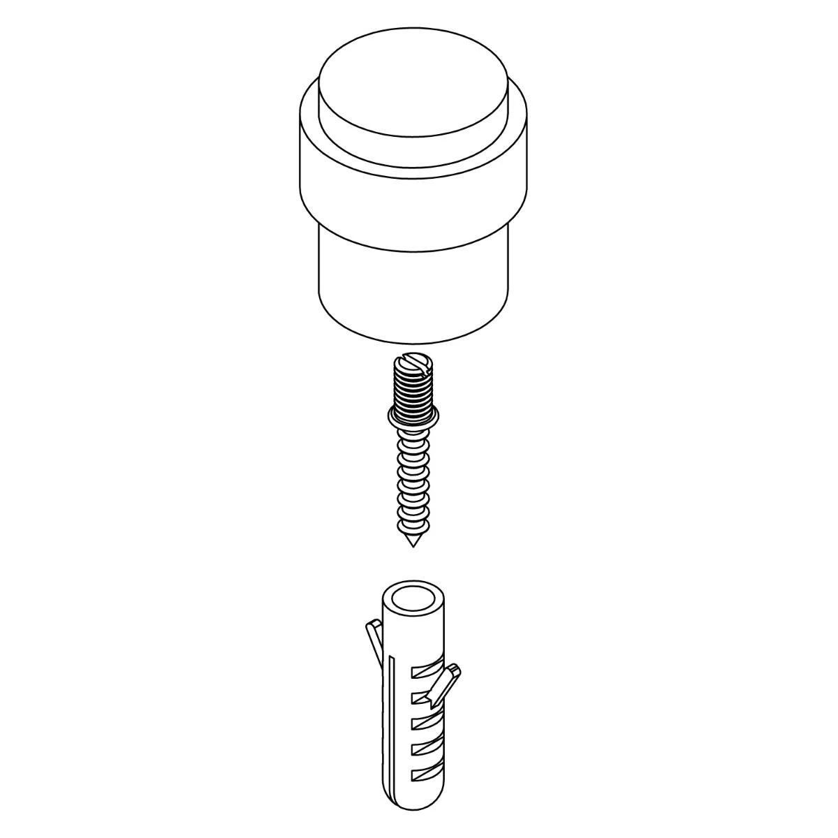Intersteel Deurstop Vloermontage 30mm Rvs Geborsteld 7 Intersteel Deurstop Vloermontage 30mm Rvs Geborsteld - Afbeelding 5