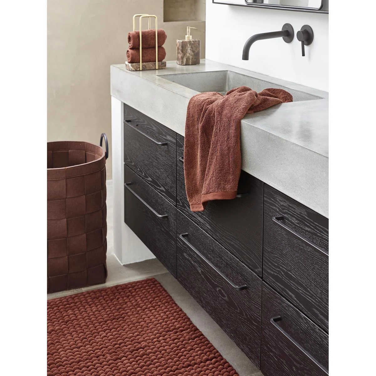 Aquanova - Gastendoek LONDON Umber-284 (set|6) 6 Aquanova - Gastendoek LONDON Umber-284 (set|6) - Afbeelding 4