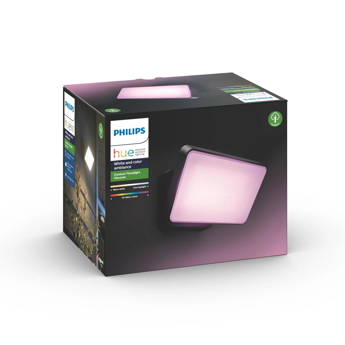 Philips Hue White & Color Ambiance Discover Floodlight 4 Philips Hue White & Color Ambiance Discover Floodlight - Afbeelding 2