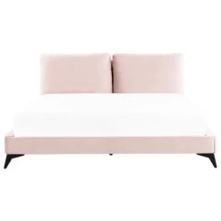 Beliani - MELLE - Tweepersoonsbed - Roze - 180 X 200 Cm - Fluweel 15 Beliani - MELLE - Tweepersoonsbed - Roze - 180 X 200 Cm - Fluweel -Meubels Voor Thuis 10573326