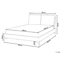 Beliani - MELLE - Tweepersoonsbed - Roze - 180 X 200 Cm - Fluweel 23 Beliani - MELLE - Tweepersoonsbed - Roze - 180 X 200 Cm - Fluweel -Meubels Voor Thuis 10573353