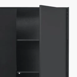 WOOOD Exclusive Finca Opbergkast - Zwart - 210x110x40 -Meubels Voor Thuis 10585082