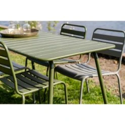 MaximaVida Max 150 Cm Olijfgroen Tuinset -Meubels Voor Thuis 10586034