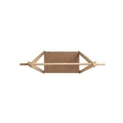 Villa Collection Ebern Houten Kledingrek Whitewash - 92 X 153 Cm -Meubels Voor Thuis 10592654