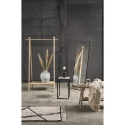 Villa Collection Ebern Houten Kledingrek Whitewash - 92 X 153 Cm -Meubels Voor Thuis 10592660