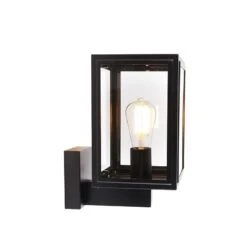 QAZQA Landelijke Wandlamp Zwart IP44 - Sutton Up 20 QAZQA Landelijke Wandlamp Zwart IP44 - Sutton Up -Meubels Voor Thuis 10595848