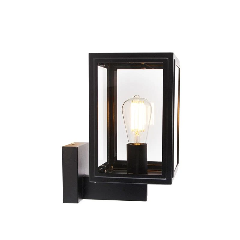 QAZQA Landelijke Wandlamp Zwart IP44 - Sutton Up 10 QAZQA Landelijke Wandlamp Zwart IP44 - Sutton Up - Afbeelding 8