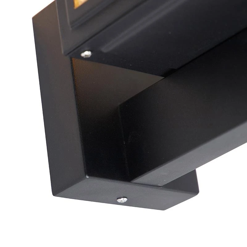 QAZQA Landelijke Wandlamp Zwart IP44 - Sutton Up 8 QAZQA Landelijke Wandlamp Zwart IP44 - Sutton Up - Afbeelding 6