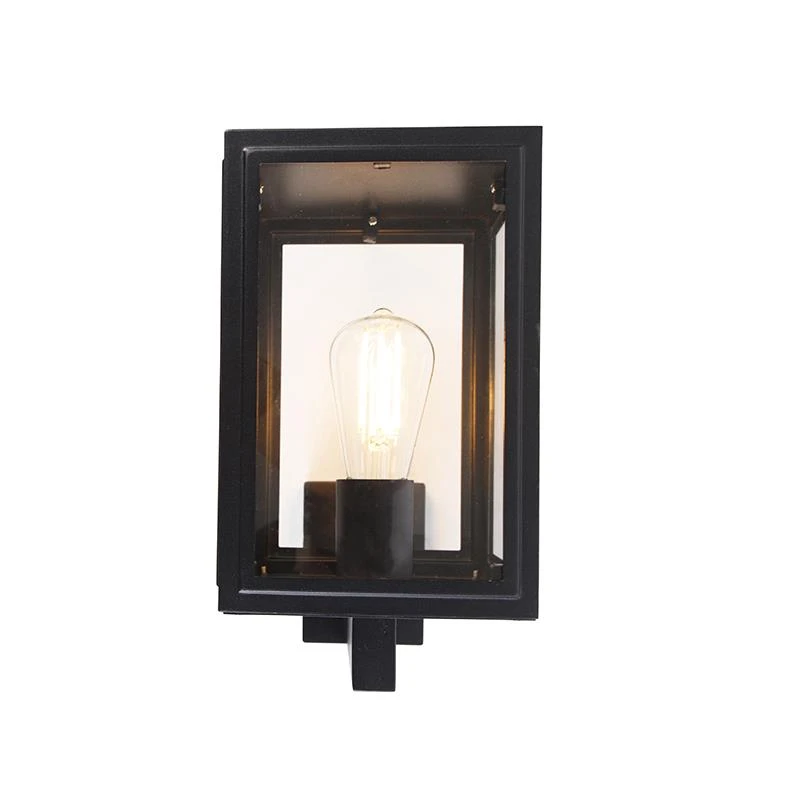 QAZQA Landelijke Wandlamp Zwart IP44 - Sutton Up 11 QAZQA Landelijke Wandlamp Zwart IP44 - Sutton Up - Afbeelding 9